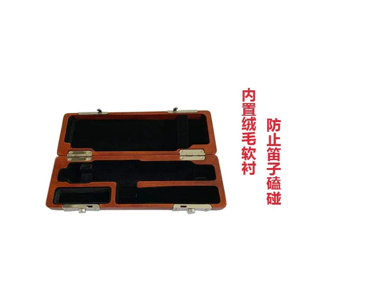 Solid Wood Piccolo Storage Box Portable Backpack Bag in Maple Birch Mahogany Black Walnut Wind Instrument Case Organizer