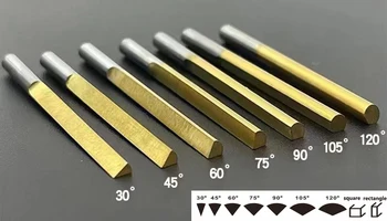 Coltelli per incisione con taglierina angolare Accessori per incisione pneumatici per gioielli Spatola Triangolo Lame metalliche Strumenti per la creazione fai-da-te