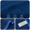380gsm Thick Microfiber Waffle Weave Dish Drying Cloth Household Kitchen Glass Cleaning Cloth Tea Towels Set 13"x13" 6 Pack 3