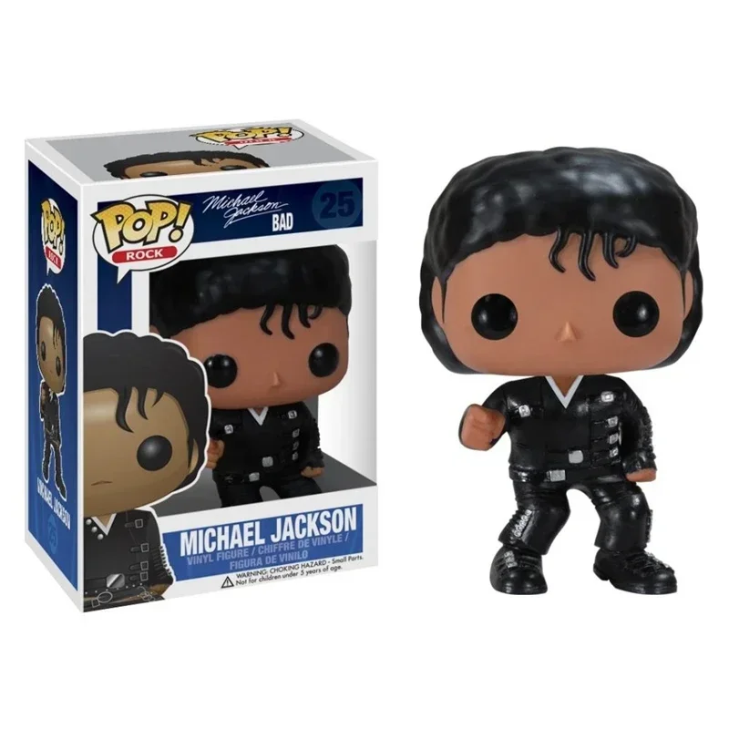 thumbnail image 1 of 2025 Funko POP BILLIE JEAN 22 Beat It 23 SMOOTH CRIMINAL 24 BAD 25 MICHAEL JACKSON 26 345 352 359 Colección de figuras de acción Modelo Juguetes, 1 of 5