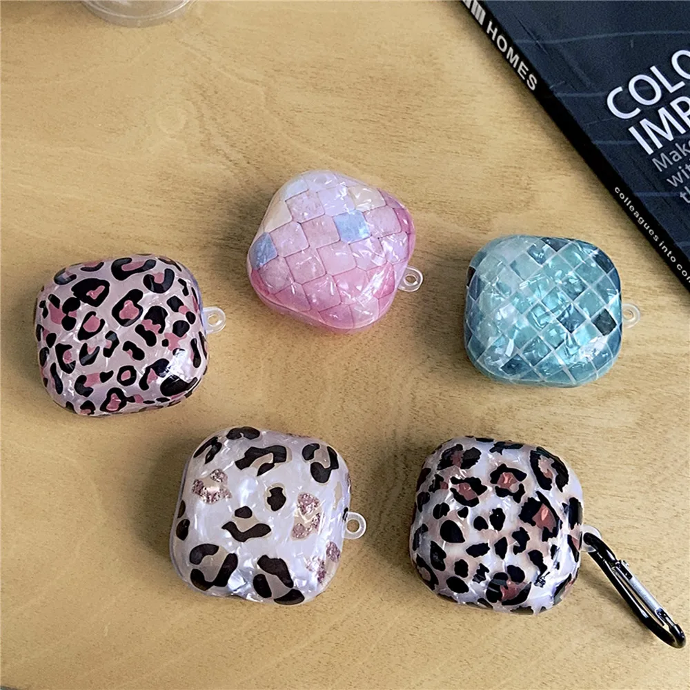 Custodia Per Samsung Galaxy Buds Live/Buds 2/Pro Soft Marble Astronaut Leopard Tpu Con Portachiavi Per Galaxy Buds 2/Pro Custodie