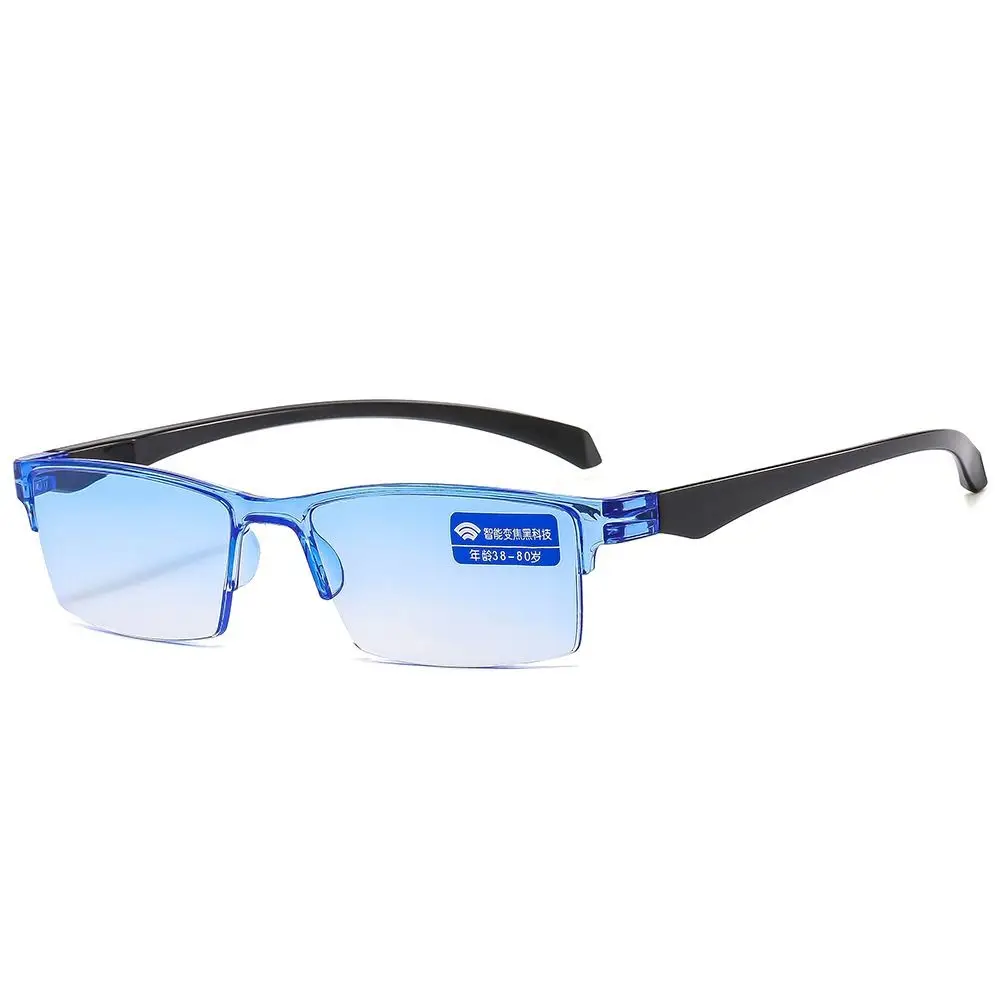 Occhiali Da Lettura Unisex Anti Blue Ray Da Uomo Occhiali Da Lettura Con Zoom Automatico Intelligente Autofocus Power Half-Rim Near Far Computer Glass