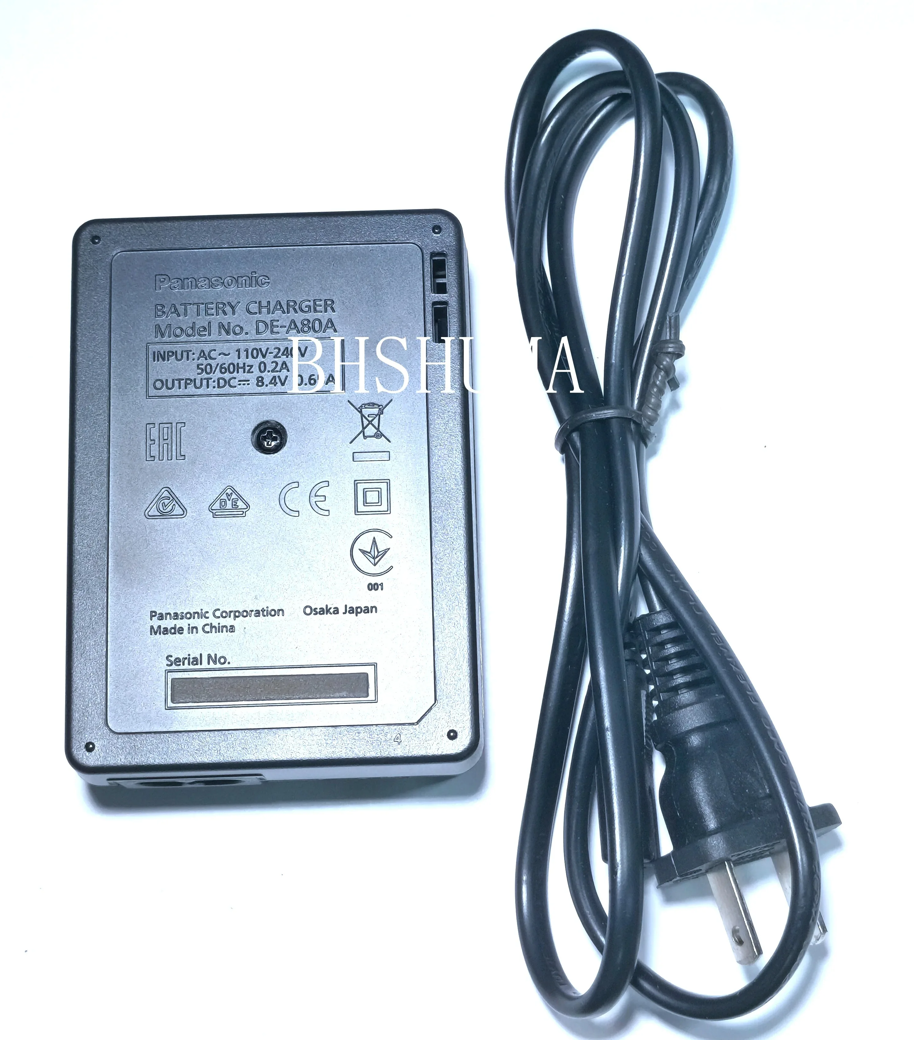 Original Battery Charger for Panasonic LUMIX DE-A80 DE A80 DEA80 DMW-BLC12 DMW-BLC12E DMC-GH2GK Camera