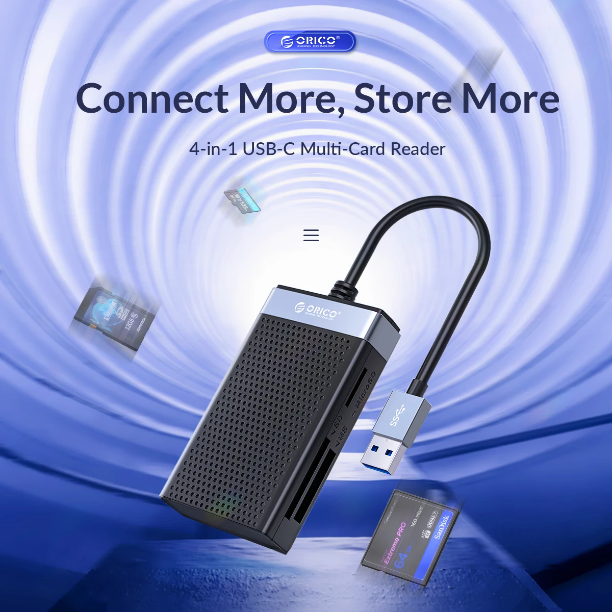 cartão 4 em 1 Memory Smart Leitor
