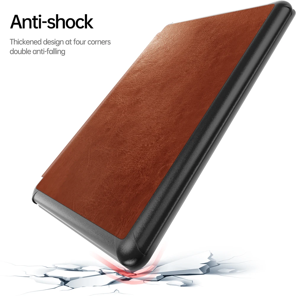Versatile PU Leather Case with Hand Holder