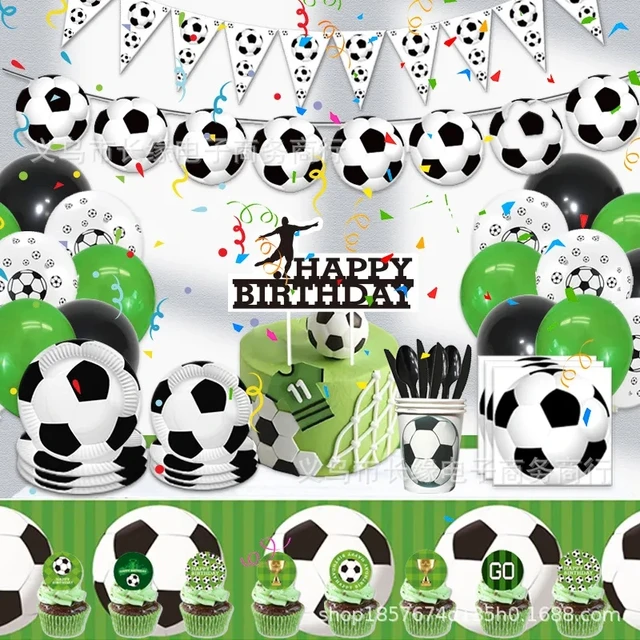 Football Theme Disposable Tableware Set: A Perfect Match for Sporty Celebrations