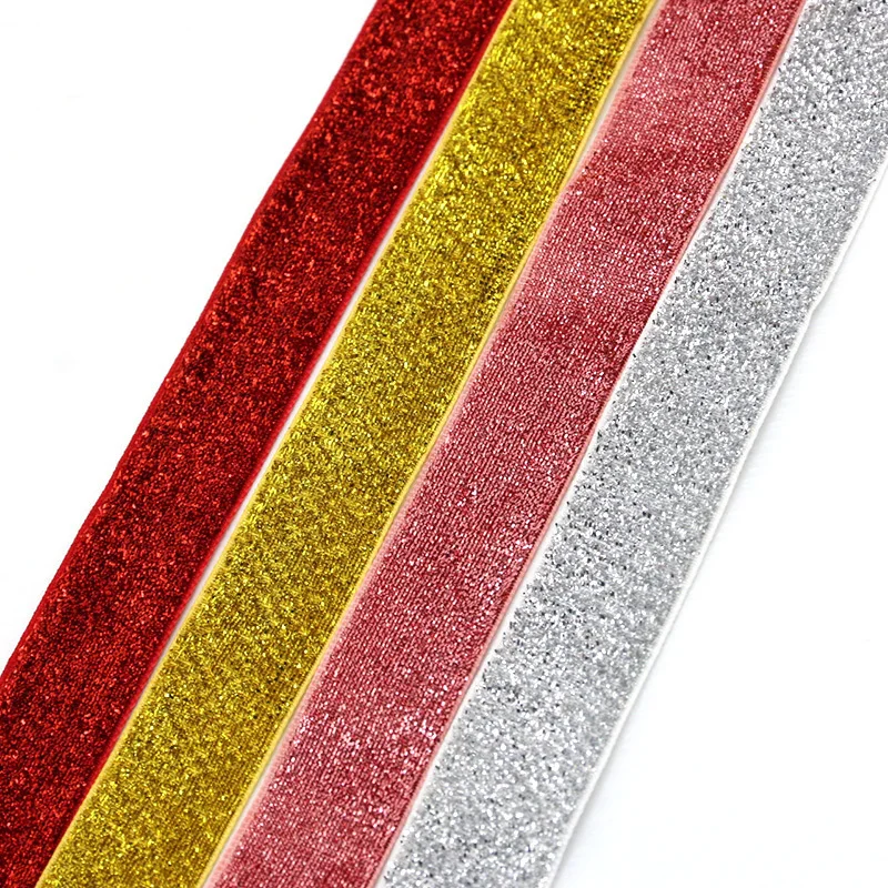 (10 Meters/roll) 1'' 2.5cm Powder Coated Velvet Ribbon Wholesale Gift Packaging Decoration Christmas Lace Ribbon Holiday Party