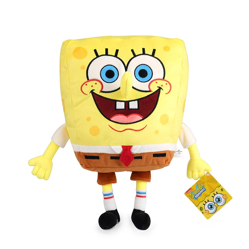  Cute SpongeBob SquarePants Plush Doll Toy Patrick Star Squidward Doll Mr. Krabs Crab Boss Octopus Brother Doll Snail Pillow