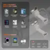 SHARGE Mini Auxiliary battery 5000mAh Power Bank Dual USB-C + Lightning PD Fast Charging Interface for iPhone Samsung HUAWE 6