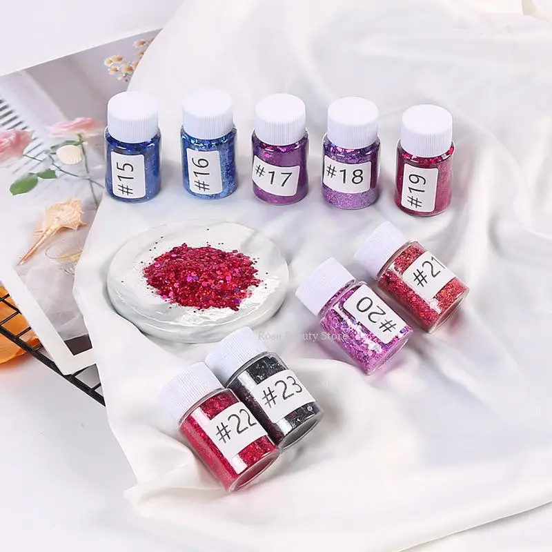10G/pack of Gold Onion Powder Laser Flash Powder Epoxy Resin Gold Diy Sequin Decoration Quicksand Handmade Home Crafts