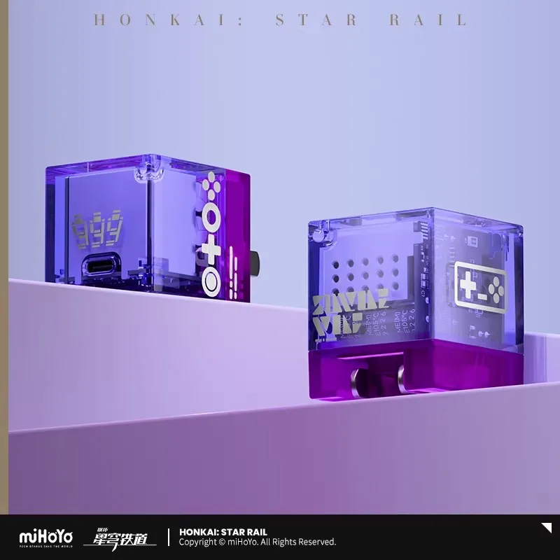 miHoYo 게임 Honkai Star Rail 실버 울프 35W TypeC-TypeC 고속 충전 헤드 데이터 케이블 애니메이션 펜던트 코스프레 크리스마스 선물