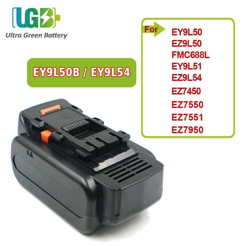 

UGB New EY9L50B EY9L50 EZ9L50 FMC688L EY9L51 EY9L54 Battery For Panasonic EZ7450 EZ7550 EZ7551 EZ7950 electrical tools