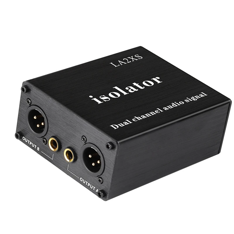 Audio Noise Isolator 1 PCS LA2XS Audio Isolator Noise Reduction Filter Eliminates Current Noise 6.5 XLR Mixer Audio Isolators