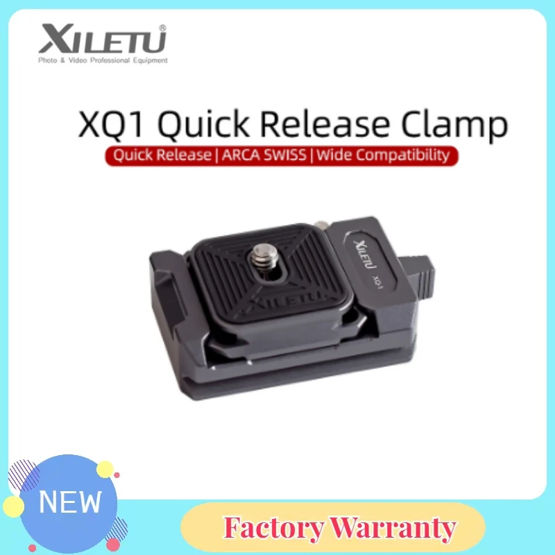 XILETU Arca Swiss 퀵릴리즈 플레이트 패드 클램프, PQ38 퀵 스위치 키트, DSLR 카메라 모노포드용 안정적인 삼각대 마운트 어댑터, XQ1