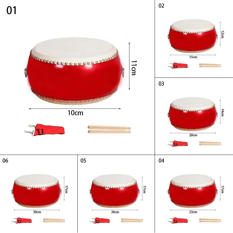 Drums Percussion Chinese Drum Hand Tambourine Taiko Bongos Musical Gifts Instruments for Kids Learning Set Little Boy Kids Toys musical percussion instruments
