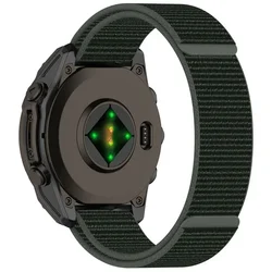 Versatile Nylon Sport Loop Watch Band - Multiple Widths for Quick Fit 22mm (Army green)