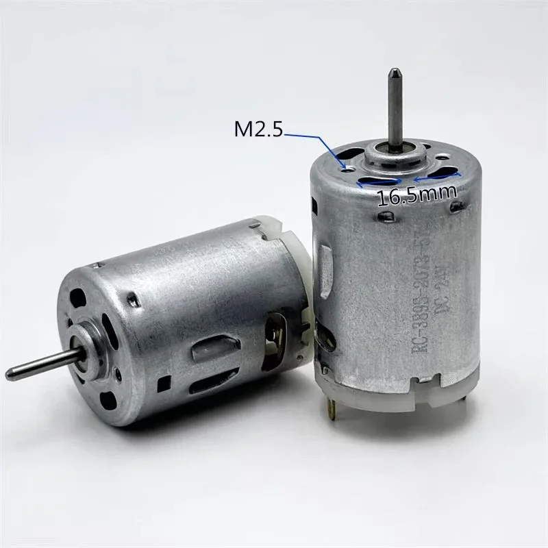 RS-385SH-2073 미니 385 모터 DC 6V 12V 18V 24V 20000RPM 마이크로 28mm 카본 브러시 전기 모터 DIY 헤어 드라이어 취미용 장난감 모델