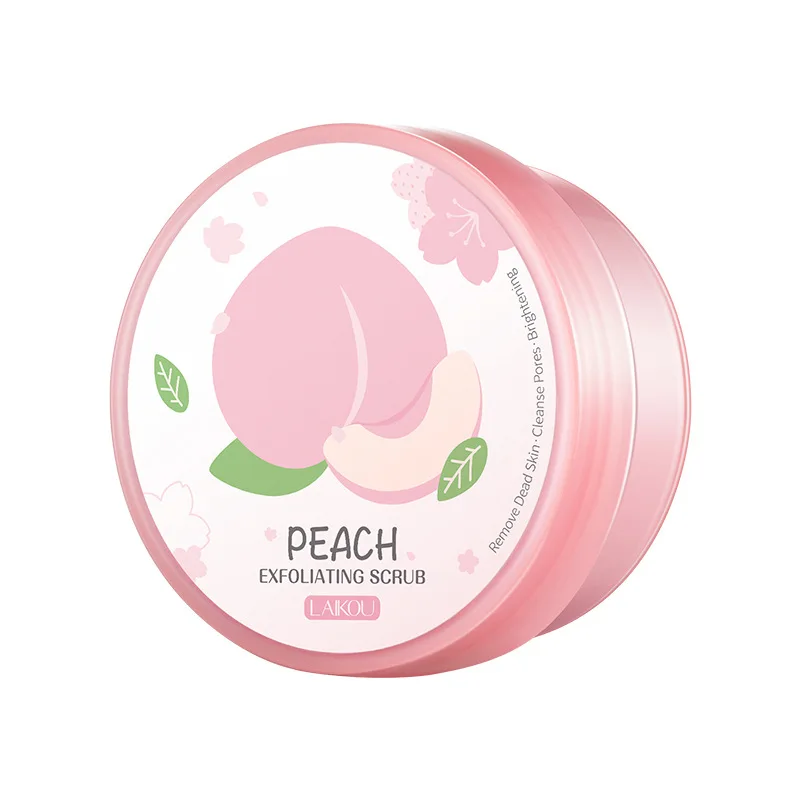 LAIKOU Peach Exfoliating Peeling Gel Facial Scrub Moisturizing Nourishing Repair Scrub Cleansing Face Cream Skin Care