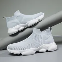 Men's Fashionable and Comfortable Casual Shoes New Mesh Breathable Shoes Large Size Soft Sole Damping Outdoor Running Shoes 1