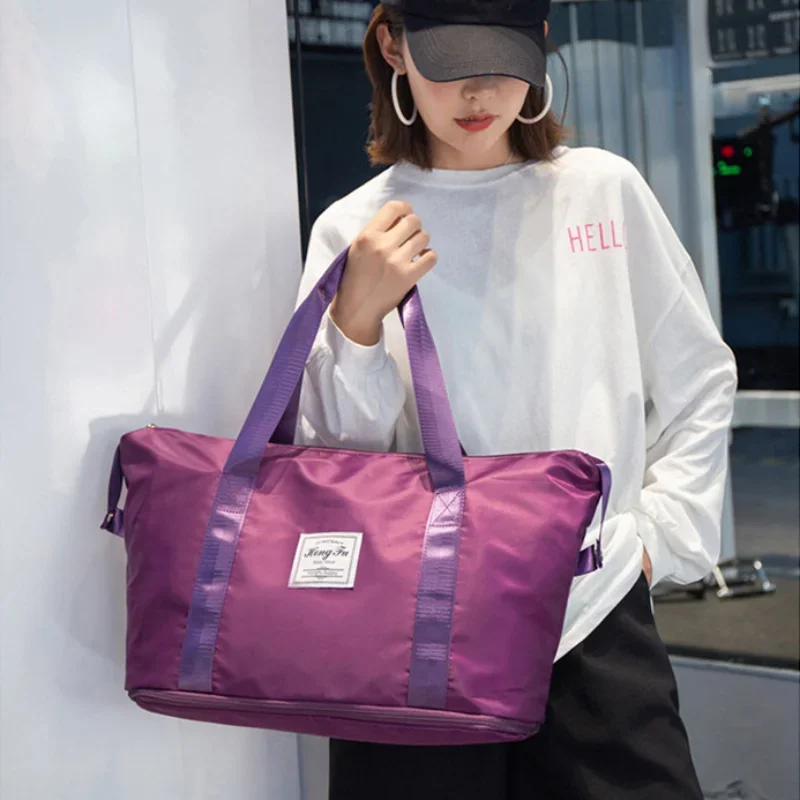 Men's and Women's Large Capacity Short-distance Travel Bags Sports Oxford Handbags for Women Luggages Cross-body Shoulder сумка