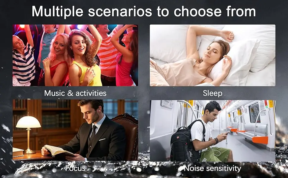 Ear Plugs for Sleeping Noise Cancelling EarPlugs for Noise Reduction Perfect for Focus and Relaxation/Work, Travel, Airplane