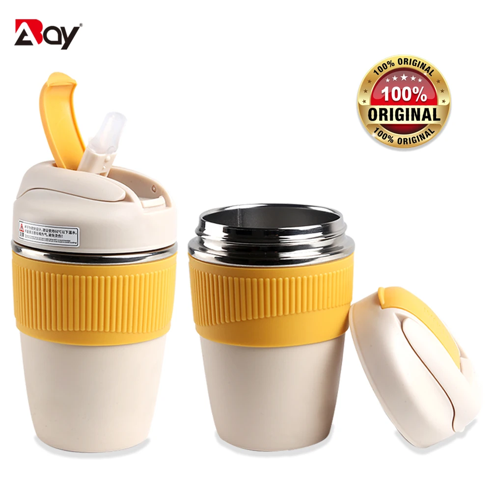Tumbler With Straw Thermal Mug Thermos For Water Bottle Stainless Steel Coffee Cup Waterproof Isotherm Flask Keep Cold Drinkware