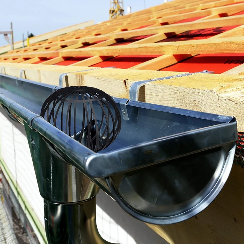 Black Plastic Gutter Balloon Protective Filter Gutter Flexible Downspout Filter gutter covers,drainage cover