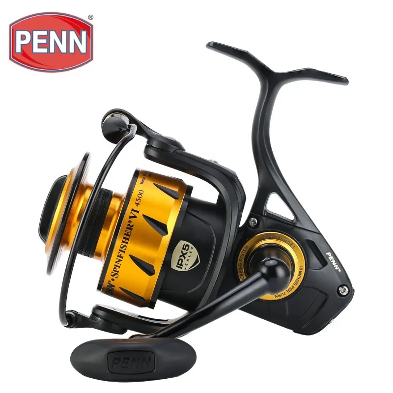 Penn Spinning Fishing Reel Spinfisher VI SSVI 3500-10500 Full Metal Deep  Sea Saltwater Drag Fishing Reels