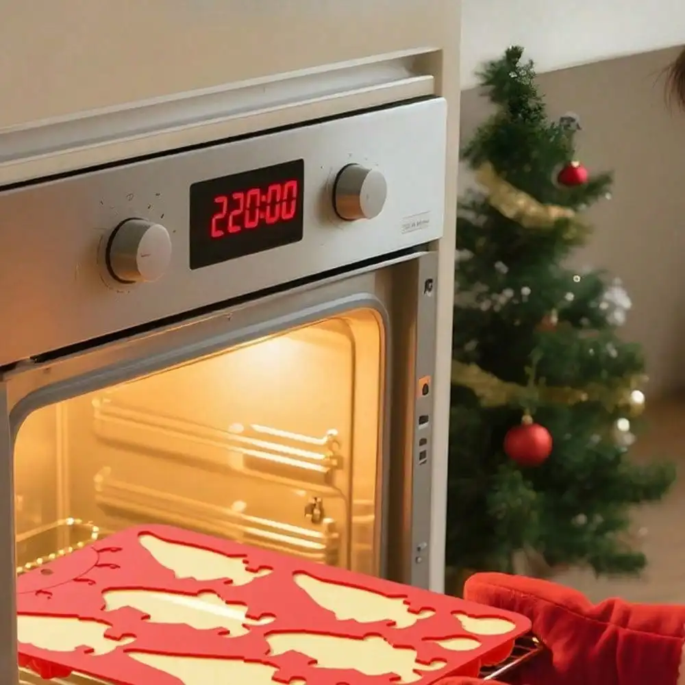 Christmas Silicone Chocolate Mold 3D Santa Claus Candy Mould for DIY Baking Jelly Dessert Clay Resin Craft Making Party Decor