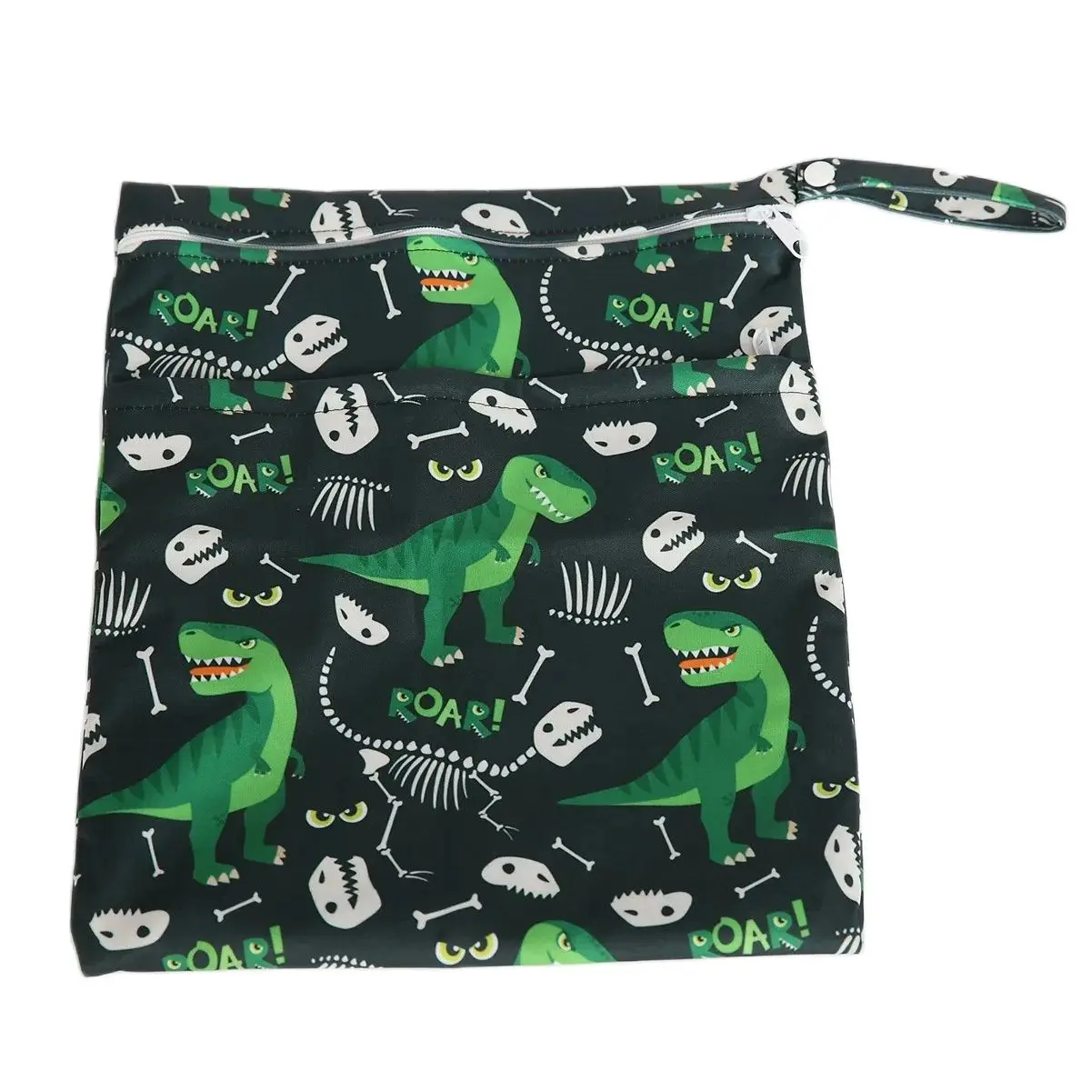 [Sigzagor]1 Wet Dry Bag Diaper Bag Nappy Insert Two Zippered Baby Waterproof Reusable Skull Jack Skeleton 100 Designs diaper bag diaper pouch