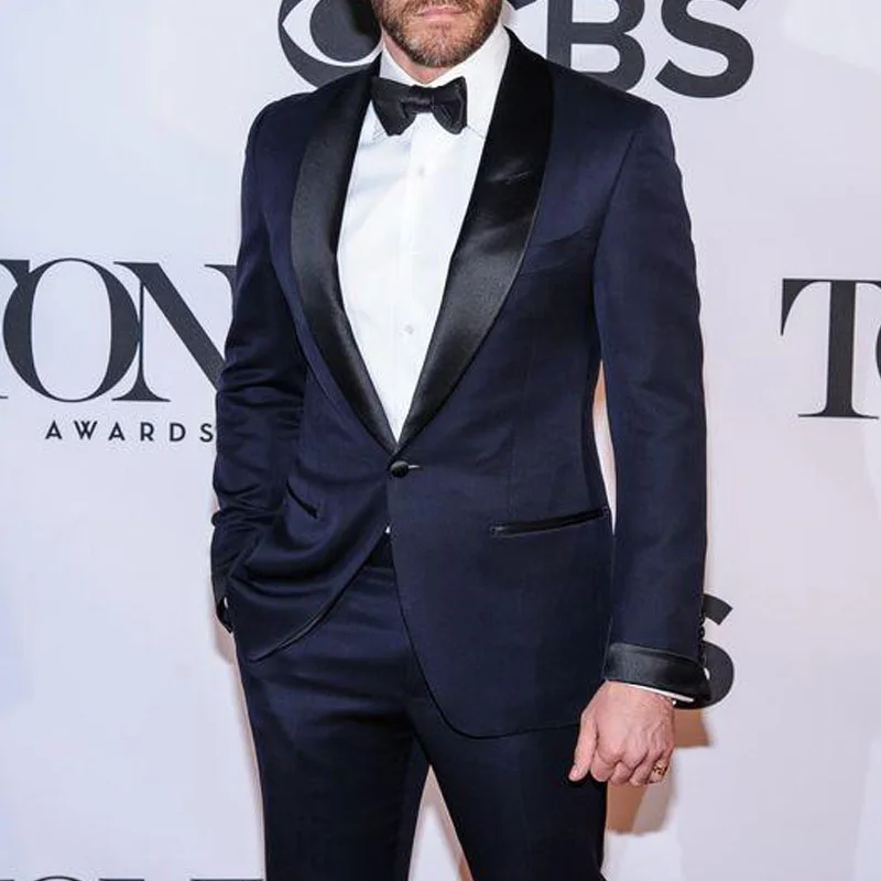 Slim Fit Man Suit for Male Fashion Ceremony Clothes Wedding Tuxedos 2 Piece Set Jacket with Pants Elegant