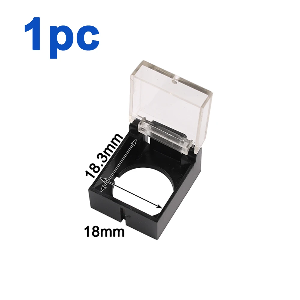 Uxcell 22mm 3-Button Waterproof Push Button Station Box – Surface Mount Electrical Enclosure, White/Black