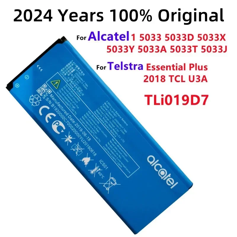 

3.85V 2000mAh TLi019D7 For Alcatel 1 5033 5033D 5033X 5033Y 5033A 5033T 5033J / Telstra Essential Plus 2018 / TCL U3A Battery