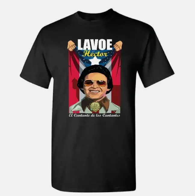 

Футболка Hector Lavoe, футболка с круглым вырезом, подарок на день отца, новый лучший, черный