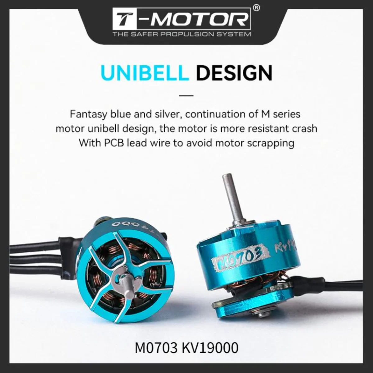 Moteur Brushless T-MOTOR M0703 KV19000 pour Tiny Whoop FPV
