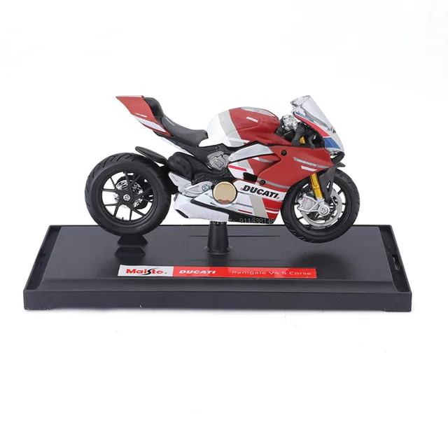 Maisto Ducati Panigale V4 S Corse 1:18 Scale Alloy Motorcycle Diecast Model Collectible Grade Gift Toy - Image 3
