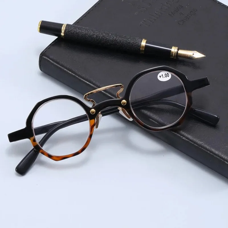 Vintage-Inspired Round Eyeglasses - Ultra-Light Unisex Design