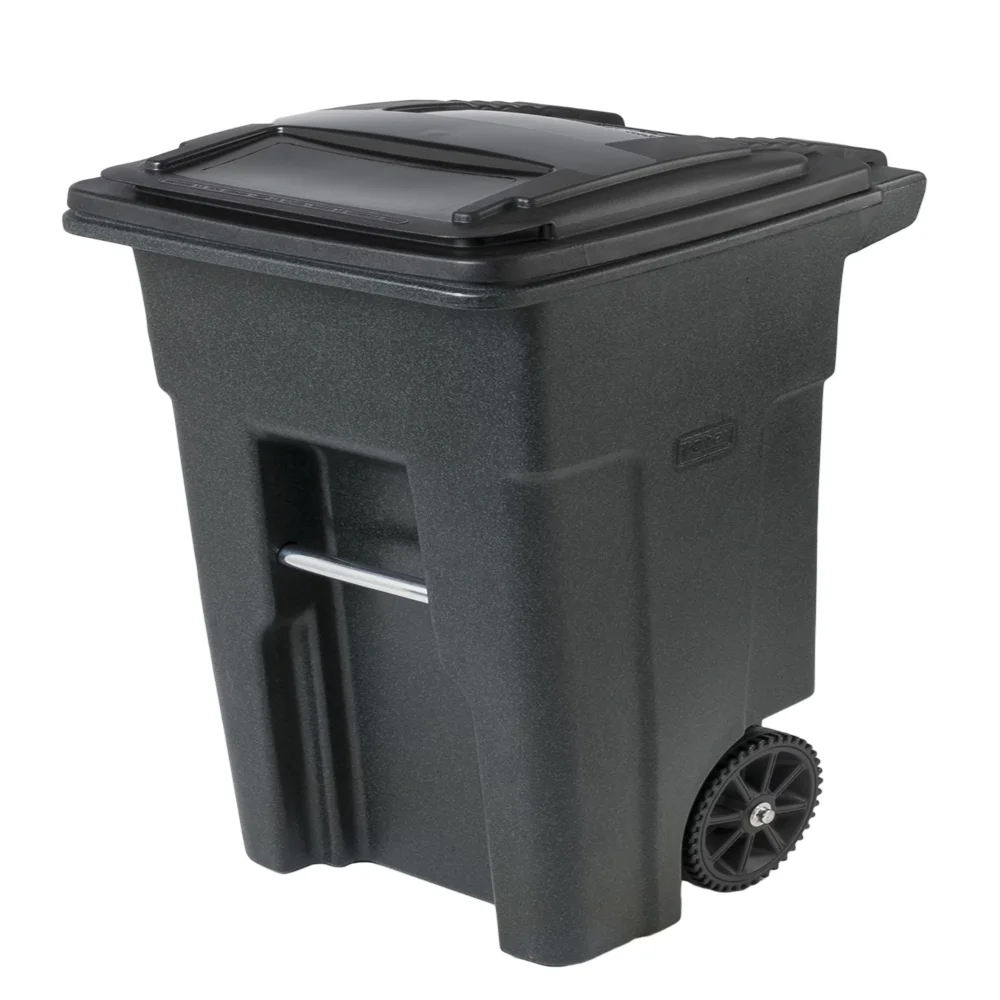 

NEW Toter 32 Gal. Trash Can Greenstone with Wheels and Lid