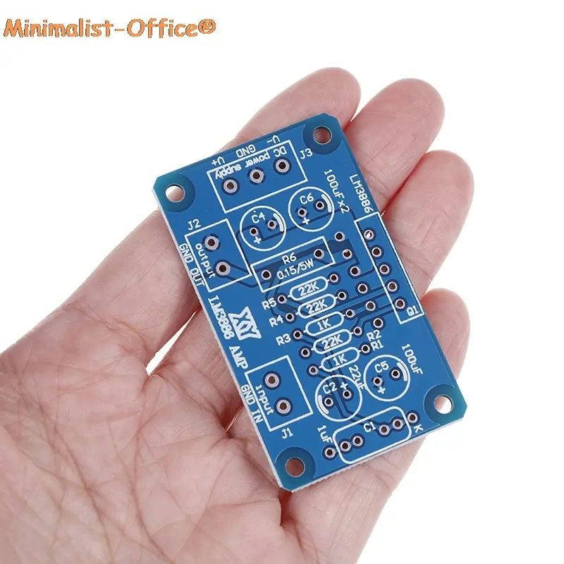AC 20V~28V 68W LM3886TF HIFI Power Amplifier Board PCB Parallel Bare Board