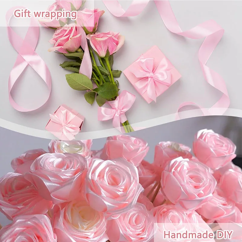 Elegant Silk Satin Ribbon for Events and DIY Crafts - 25 Yards