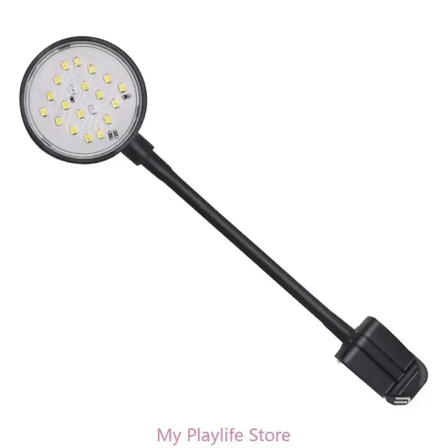 Aquarium LED Light 5W LEDs for Saltwater Fish Tank Clip-on Coral Tank Aquarium Light with Clip Adjustable Hose 5