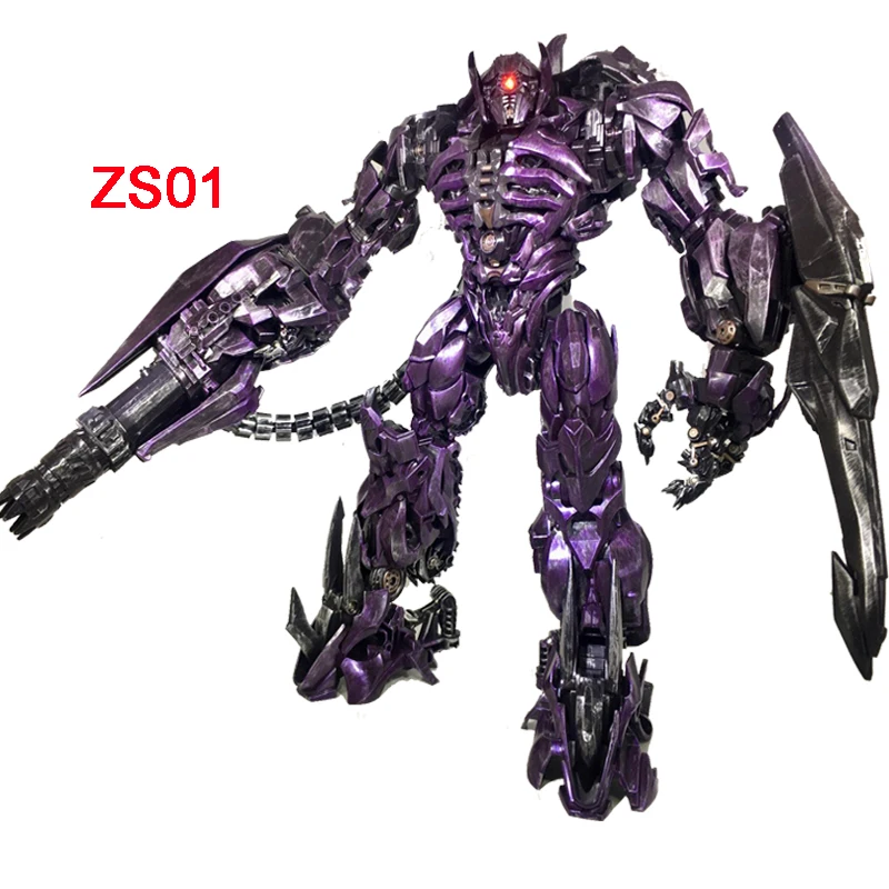 t*n様 ZS-01 ショックウェーブ非正規 トランスフォーマー Zeus Magic Robot Shockwave ZS01 Transformation Toys Scorn