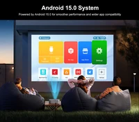 Everycom HQ11W 3600 ANSI 4K Full HD Projector Android 15 3G 64G Home Theater WiFi6 Smart TV Movie Gaming Projectors Beamer 4