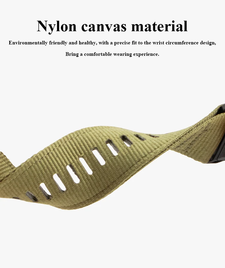 Nylon QuickFit Watchband - 26/22mm Universal Wristband Strap