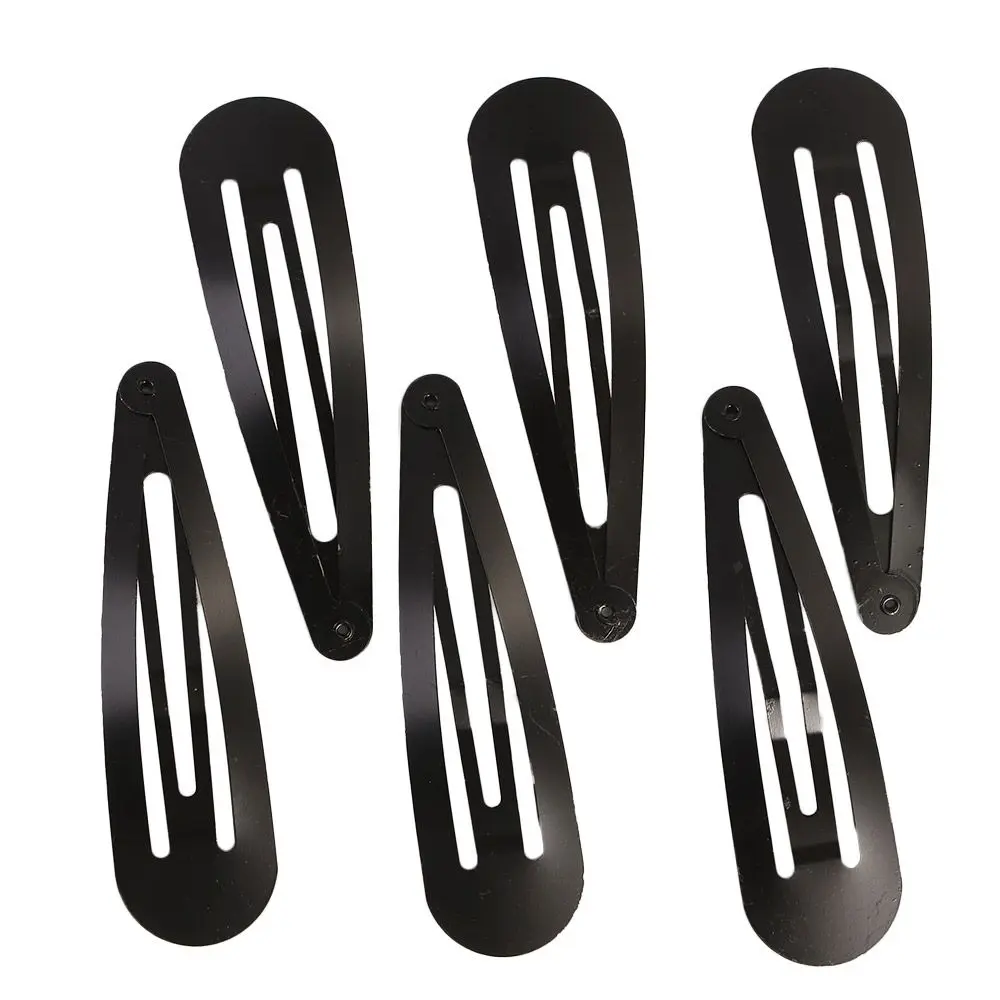 Description Picture 2 of itemMetal Hair Pins Gold Silver Black for Girls Women Snap Hair Clips Hair Grip Hair Styling Tools BB Clips