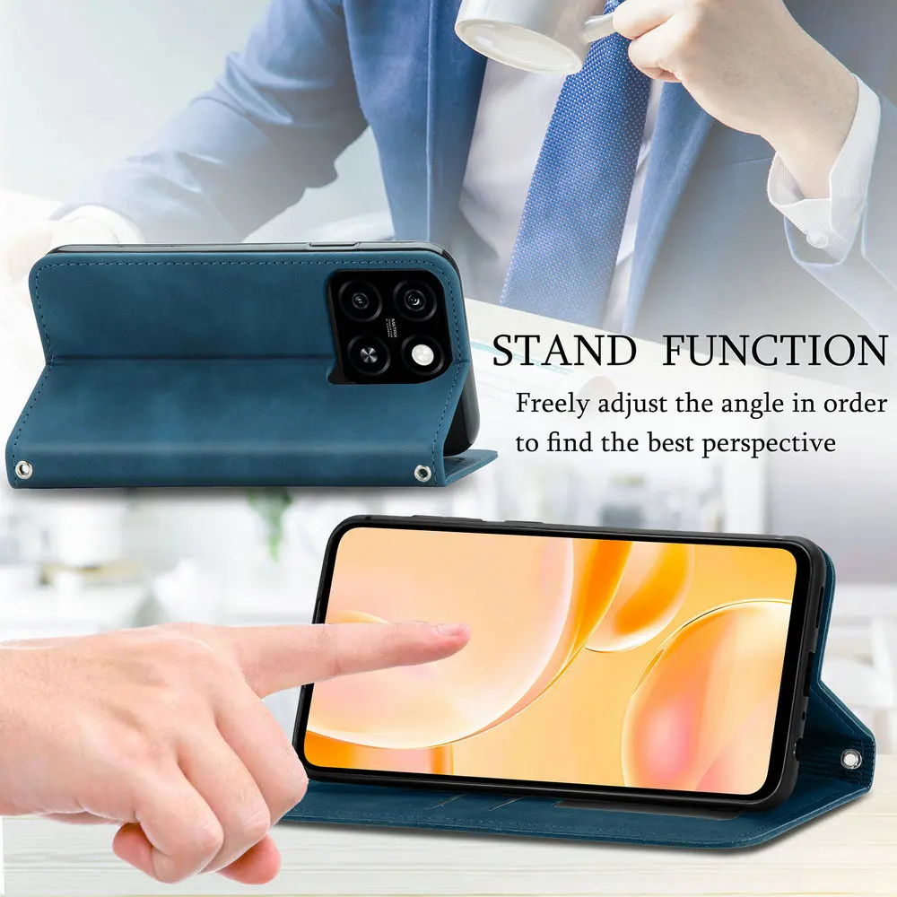 Elegant Luxury Wallet Case with Magnetic Closure