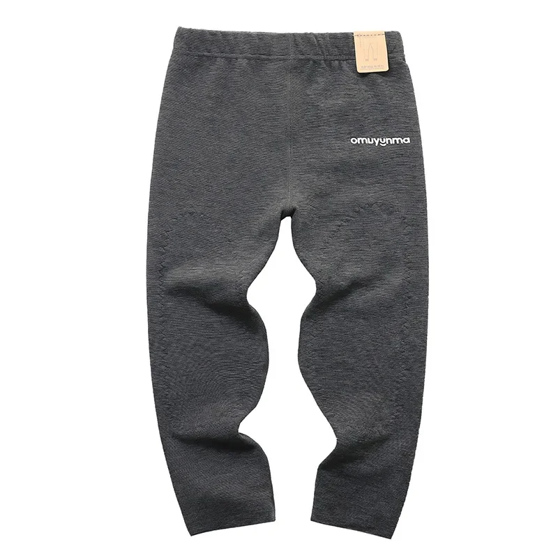 Children's long johns autumn and winter new boys' school uniforms silk wool thermal pants