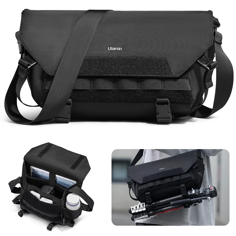 

Ulanzi BC08 Sling Bag 9L Capacity Waterproof Universal Bag Photography Crossbody Bag for DSLR Camera Outdoor Travel Organizer