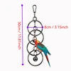 Parrot 304 Stainless Steel Toy Pet Bird Bite String Toys Gnawing Chewing Climbing Cage Supplies Pets Hanging Accessories 6