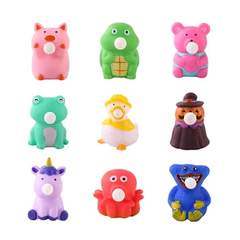 Soft Toy Animal Cute Anti-Stress Ball Squeeze animal Toys Abraact Soft Sticky Squishi Stress Relief Toys Funny Gift J76